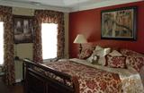 THE ENTIRE MASTER BEDROOM LINEN AND DRAPERY PACKAGE