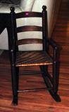 ANTIQUE HANDMADE CHILD'S ROCKING CHAIR
