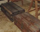 ANTIQUE WOODEN TRUNKS