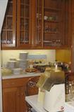 MAIN HOUSE KITCHEN DISJES AND GLASSWARE FOR ENTERTAINING AND BUFFETS