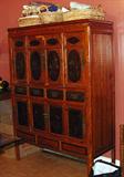 ANTIQUE CHINESE LACQUER CHINOISERIE CABINET