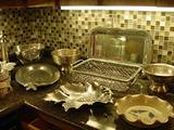 PEWTER SERVING PIECES