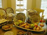 VARIOUS SILVER PLATE SERVING PIECES