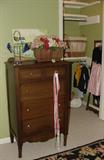 GREAT ANTIQUE CHEST OF DRAWERS WITH STYLIZED FRENCH DETAILS