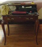 SOLID CHERRY AMERICAN DREW QUEEN ANNE SECRETARY