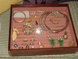 AMAZING AMOUNT OF SIGNED AND UNSIGNED VINTAGE AND NEWER COSTUME JEWELRY (TO BE SOLD IN LOTS)