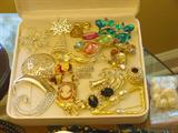 AMAZING AMOUNT OF SIGNED AND UNSIGNED VINTAGE AND NEWER COSTUME JEWELRY (TO BE SOLD IN LOTS)