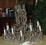 GORGEOUS CRYSTAL ANTIQUE CHANDELIER