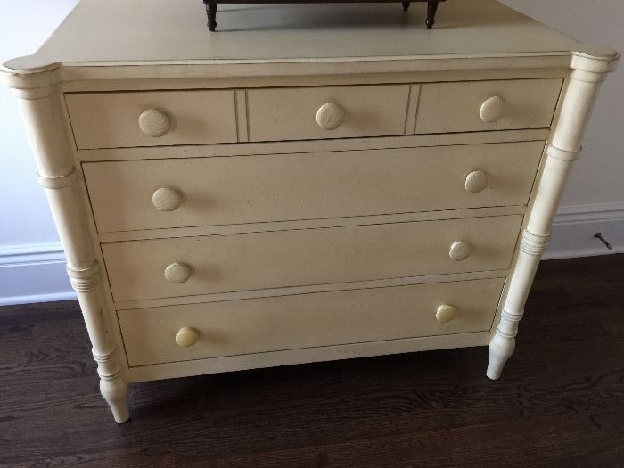 Mustard Yellow 4 Drawer Dresser (42" x 20" x 34")   