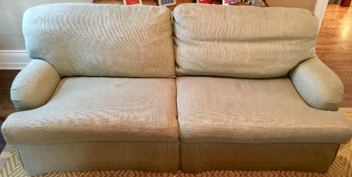 Pair of Sage Century 2 Cushion Couches (84" x 40" x 35") 