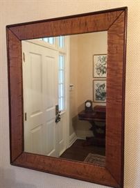 Antique Birdseye Maple Mirror, c.1860 (24" x 30")