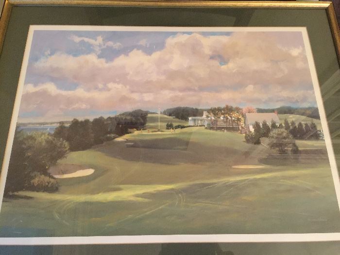Signed Limited Edition Golf Prints 