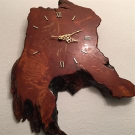 Wood clock 