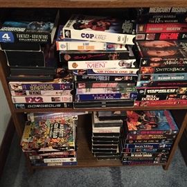 Tons of VHS AND DVD