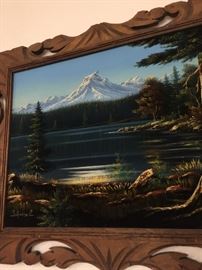 Lots of velvet paintings 