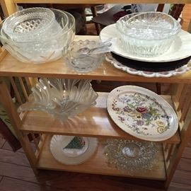 China - plates - serving dishes 