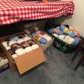 Lots of yarn 