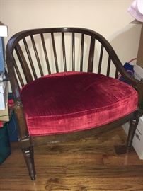 Same chair without back cushion.