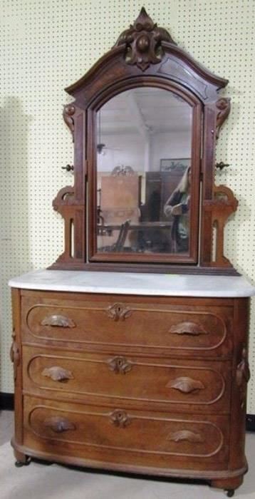 Victorian Marble top dresser