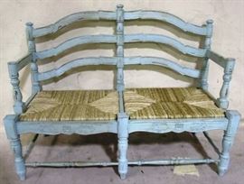 rusched seat bench