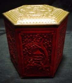 Oriental tea box