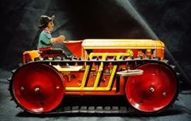 tin toy tractor