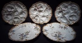 Limoges oyster plates