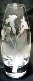 lead crystal vase