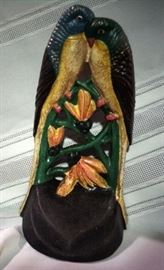 Lovebirds doorstop