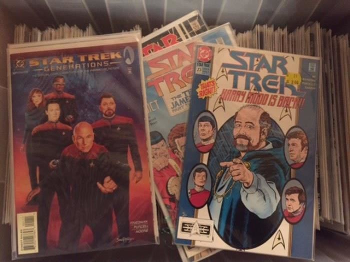 142 Star Trek comics. All encased and flawless.