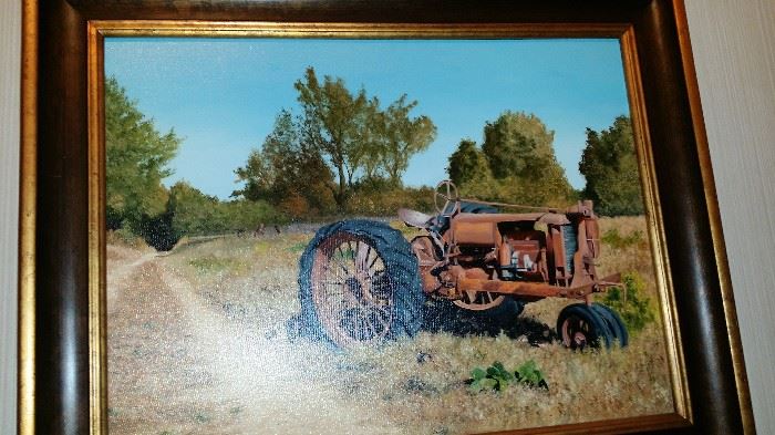 Painting of Tractor
