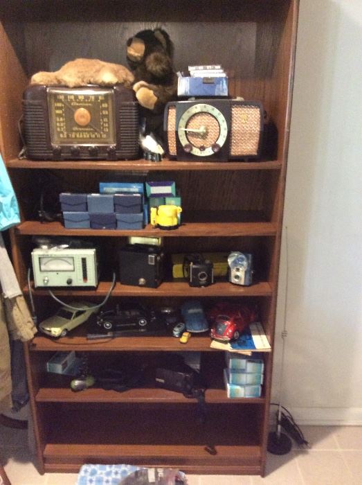 Vintage radios and cameras