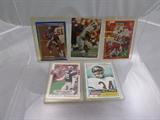 Group (5) cards-3 Barry Sanders, 1 Michael Irving -Topps rookie, Walter Peyton Topps All-pro.