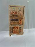 1937 World Series Game 5 ticket NY Yankees vs. NY Giants.