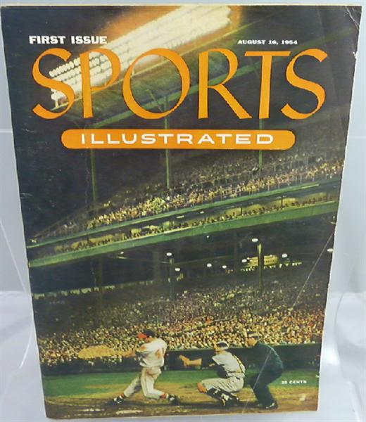 August 16, 1954 first ever issue Sports Illustrated.