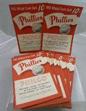 Group of (21) 1953 PHILCO Official Phillies score cards.