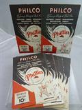 Group of (14) 1954 PHILCO Official Phillies score cards.