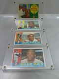 Group of (4) Cards to include: Willie Covey All Star, Hank Aaron, Frank Robinson, and Willie Mays.