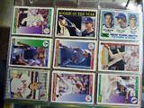 Card Album of Topps Score Line Drive together with Desert Storm cards.