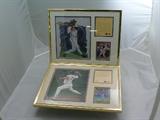 Roger Clemens and Barry Bonds Baseball Card Litho combination.