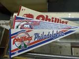 Group of Pennants: 1969 & 1989 Phillies, 1980 Phillies  World Champions, 1993 Phillies National League Champions.