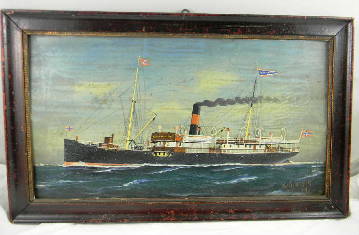 7 1/2" x 14" Olaf Gulbransson, 1918