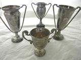 1920-1930's Sterling Silver Tennis Trophies