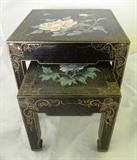 Lacquered Nest of Tables