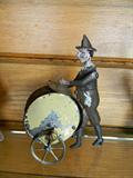 German Tin Litho Wind-Up Drummer