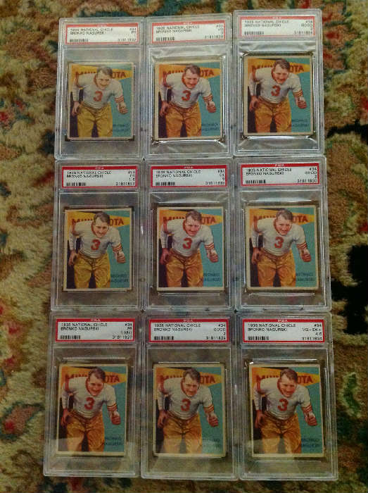 BRONKO NAGURSKI LOTS 1,2,3,20,21,22,63,64,65