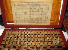 calibrated gauge blocks