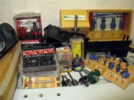bunches of router bits