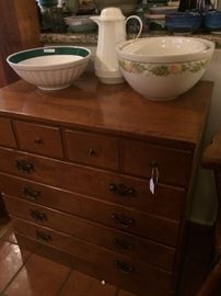 Small maple chest