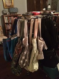 An array of purses